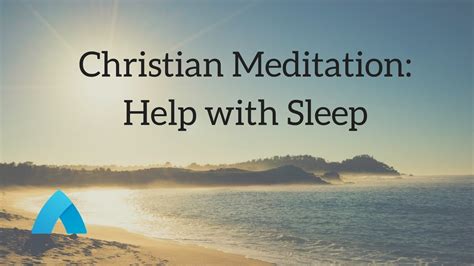 Guided Christian Meditation Help With Sleep 2 Minutes Youtube