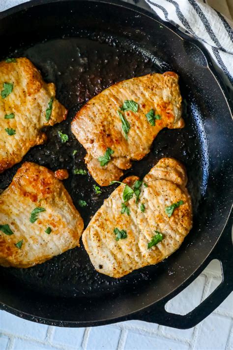 The Best Pan Fried Pork Chops Recipe Sweet Cs Designs
