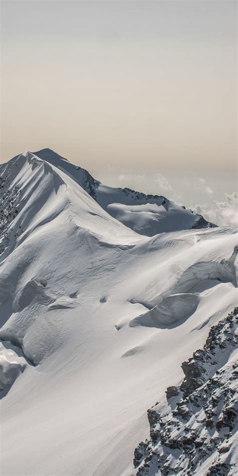 Caster Glacier Mountains Italy 1080x2160 Wallpaper Landscape