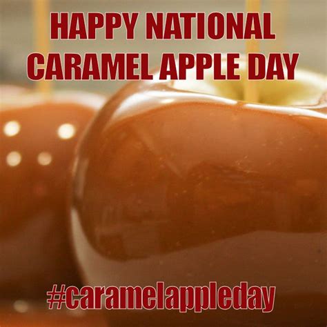 October 31 2014 National Caramel Apple Day Caramel