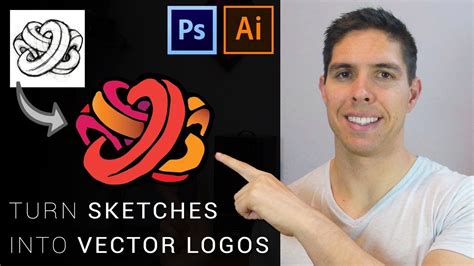 Turn Sketches Into Vector Logos Digitizing Drawings With Photoshop And