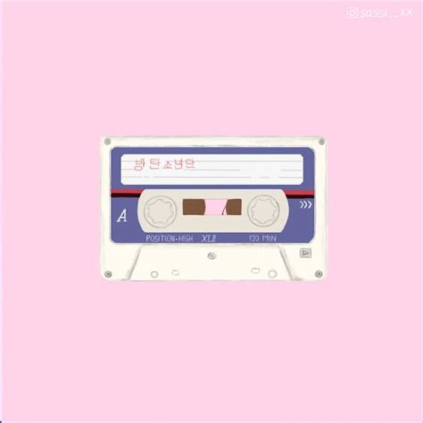 Digital Art Illustration Cassette Tape Vintage Retro Pink