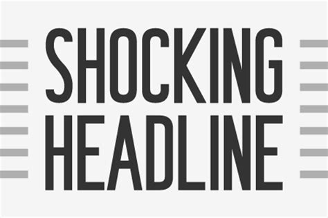 Shocking Headline Font | Chequered Ink | FontSpace