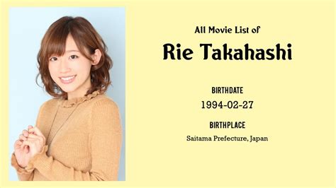 rie takahashi movies list rie takahashi filmography of rie takahashi youtube