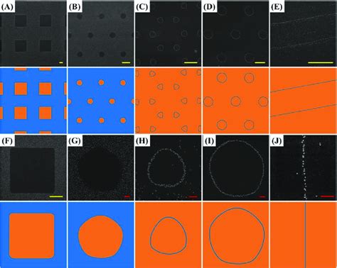 Au Nanoparticle Arrays With Different Geometries And Dimensions Created