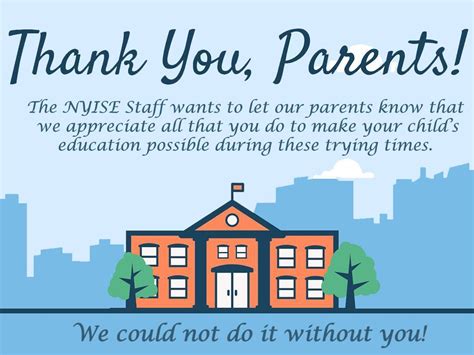 Thank You Parents The New York Institute For Special Education