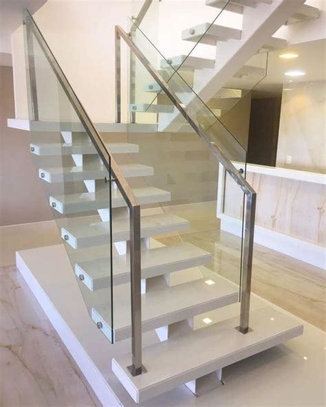 32 Awesome Modern Glass Railings Design Ideas For Stairs Magzhouse