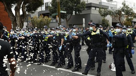 Protests Melbourne Sydney Anti Lockdown Clashes With Police Photos