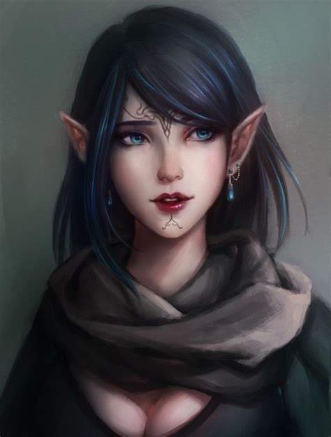 Pin By Chelsea Johnson On Fantasy People Elf Art Dungeons And
