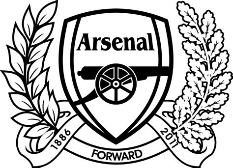 Arsenal Badge Coloring Pages The Pic Taken From Sports Coloring Pages