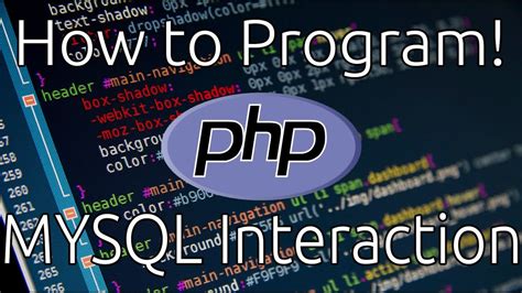 mysql interaction how to program ep 6 youtube