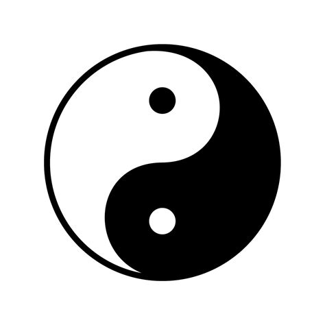 The Yin Yang Symbol — Order And Chaos Logopik