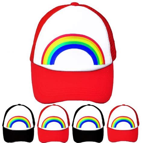 12 Pieces Rainbow Embroidered Baseball Cap Baseball Caps And Snap Backs At
