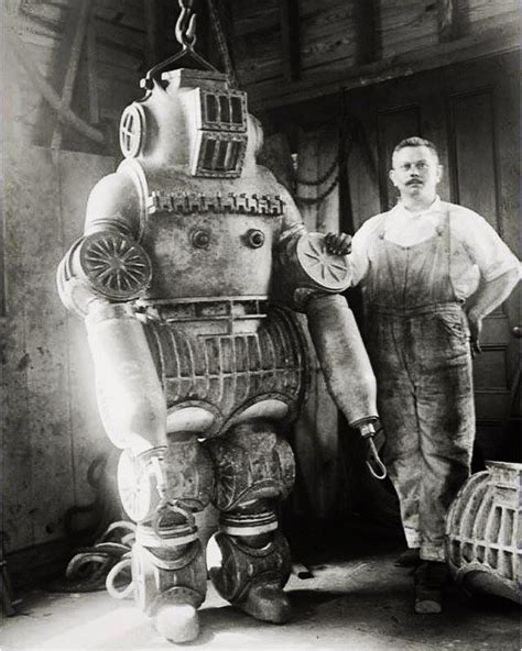 Diver With His Diving Suit Circa Early 1900s Photo By Robert G