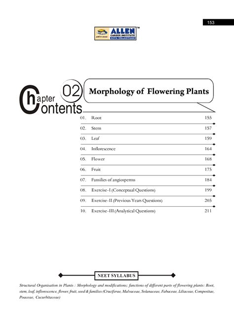 Solution Plant Morphology Studypool