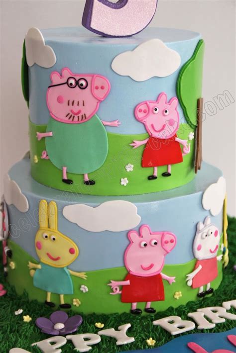 Cake Idea Peppa Pig Birthday Cale Peppa Pig Birthday Cake Peppa Pig