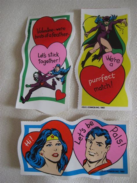 Amazing Vintage Valentines Superhero Style Vintage Valentines