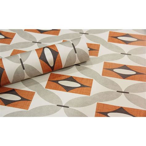 Arthouse Wallpaper Quartz Orange Geometric Wallpaper Wallpaper Home Art