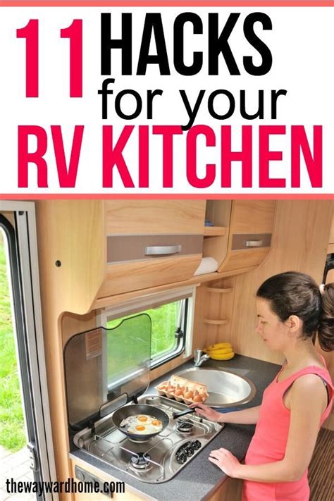 want to know how to better organize your rv kitchen check out these rv storage ideas to