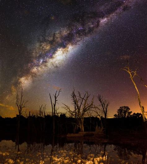 Milky Way Over Harvey Dam In Western Australia Science Images