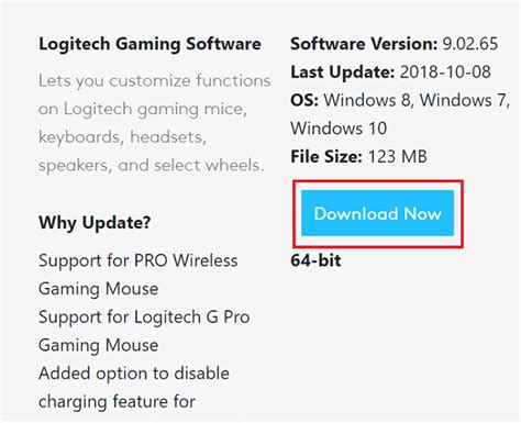 Download Logitech Gaming Software Windows 1087
