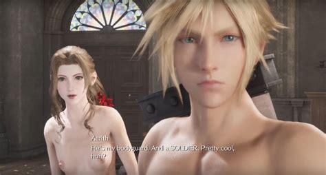 Final Fantasy Vii Remake Aerith Nude Mod Wonderfully Petite Sankaku