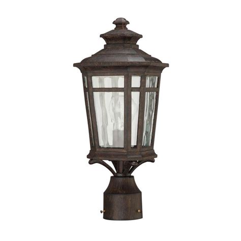 Home decorators collection black medium outdoor seeded glass dusk to dawn led wall lantern. Home Decorators Collection Waterton 1-Light Outdoor Dark ...