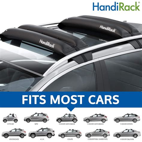 Handirack Universal Inflatable Roof Rack Bars Black Uk