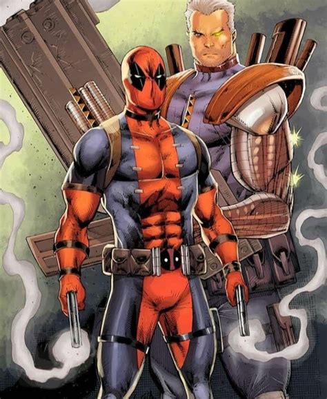 Cable And Deadpool By Liefeld Deadpool Comic Art Art Characters