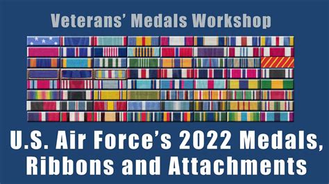 Air Force Medals Unit Awards And Attachments Of America You