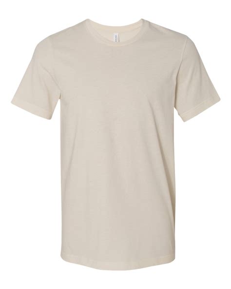 3001 Unisex Jersey T Shirt Natural Small