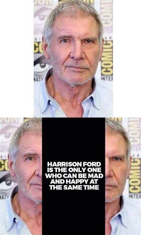 Harrison Ford Proves What It Means To Be Two Faced The Musings Of