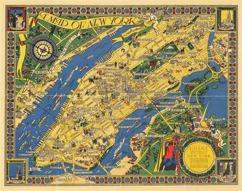 Find Out More Maps Of New York On The Following Link Etsy
