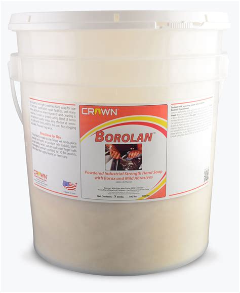 Borolan Powdered Hand Soap With Borax 25 Lbs Pail 76325