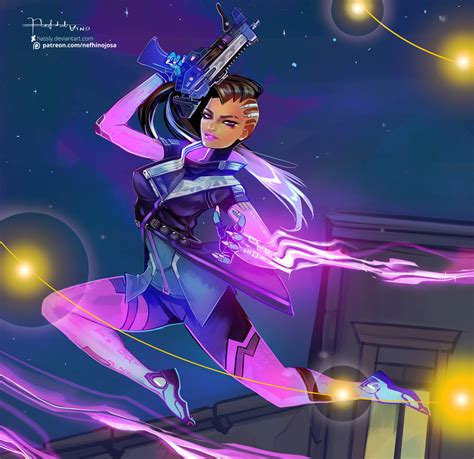 Overwatch Sombra By Hassly On Deviantart