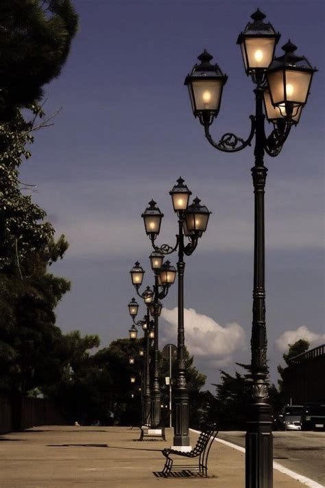 Street Lights Chieti Italy Street Lamp Street Light Old Lamps