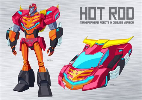 Transformers Robots In Disguise 2015 Hot Rod By Rodimuszero On
