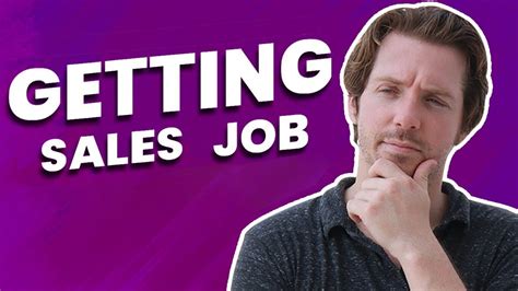 How to get an Entry-level Sales Job - YouTube