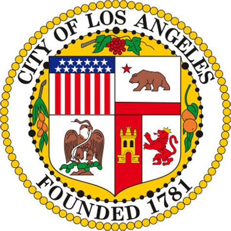 Seal Of Los Angeles City Vector Svg File Etsy