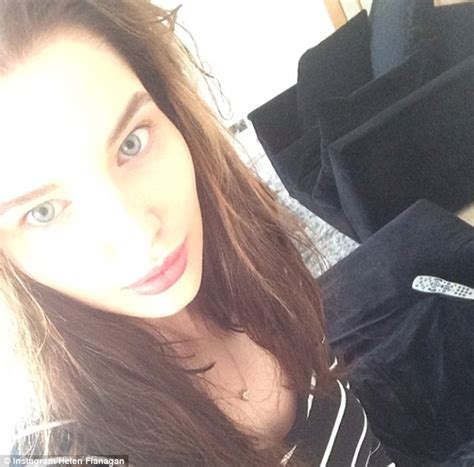 Helen Flanagan Posts Bare Faced Selfie To Raise Money For Cancer