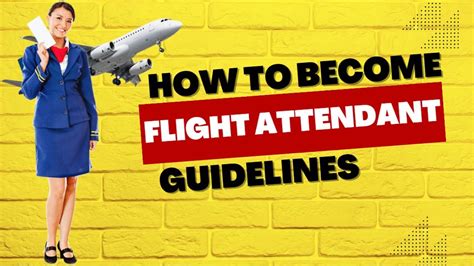 How To Become Flight Attendant General Guidelines Youtube