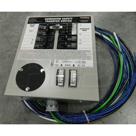 Generac 6294 Sd 30 Amp Power Transfer Switch System 6 10 Circuits