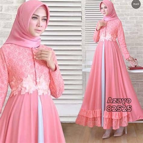 Perpaduan menarik desain model baju batik wanita terbaru dengan gaya modern sampai dengan formal ini layak anda coba. Baju Gamis Wanita Muslimah ELLA213 Sesuai Syar'i Model ...
