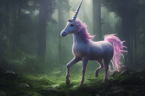 Unicorn In The Forest Graphic By Dannysanjurnny · Creative Fabrica