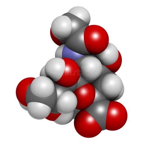 ácido Siálico ácido Nacetilneuraminérgico Neu5ac Nana Molécula Fórmula