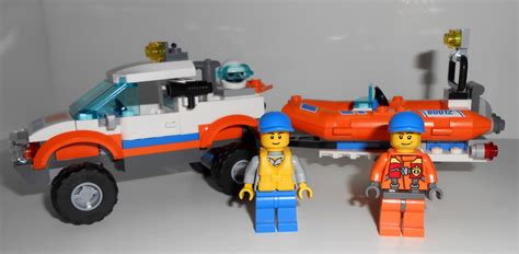 Oz Brick Nation Lego City 60012 Coast Guard 4x4 And Diving Boat Review