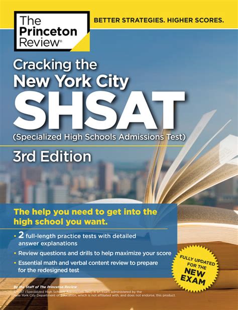Cracking The New York City Shsat Specialized High Schools Admissions Test 3rd Edition