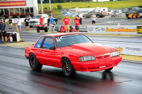 8 Second Street Race 1993 Mustang In The Tightest Class At Hot Rod Drag