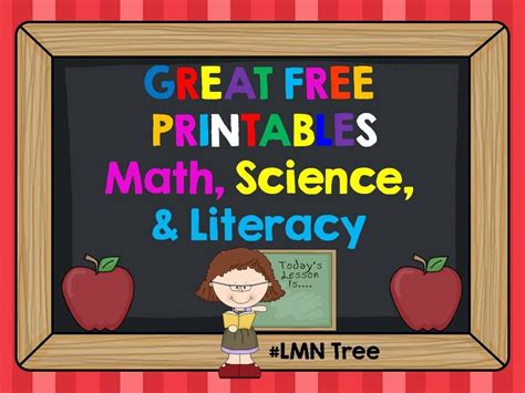 Lmn Tree Math Science And Literacy Free Printables From Scholastic