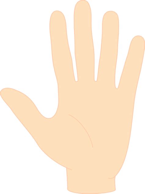 Simple Hand Openclipart